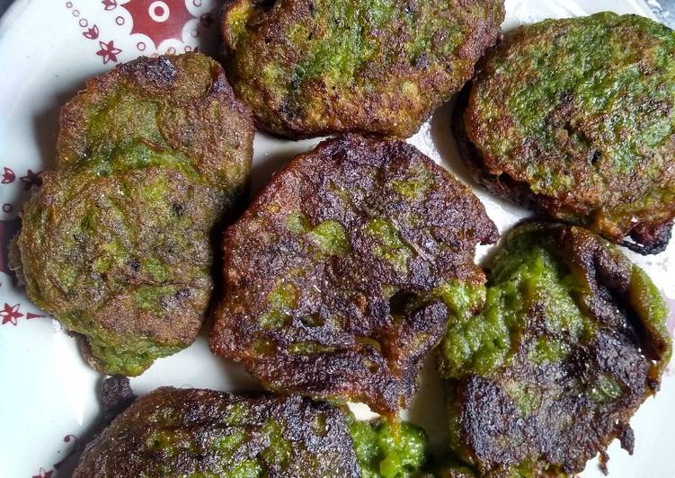 Easiest Way to Make Speedy Potato spinach fritters