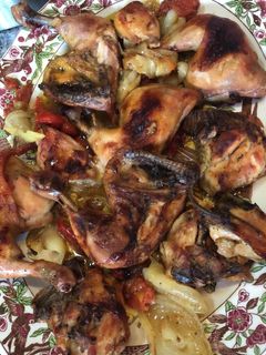 صورة لوصفة دجاج مشوي بدبس الرمان 😋