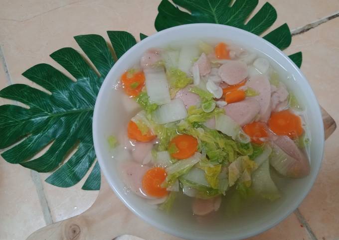 Sayur Sawi Sosis Wortel