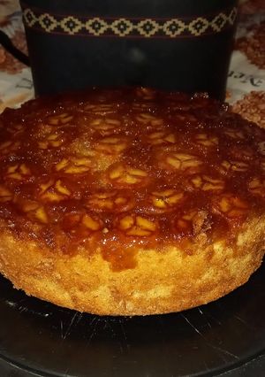 Una foto de Torta Invertida De Bananas🍌 y Caramelo🍯🤤🤤🤤