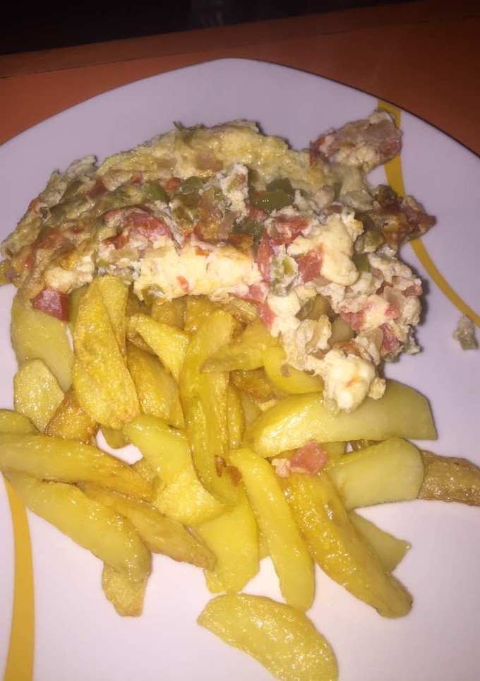 A picture of Scrambled Omelette.