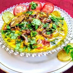 A picture of Palak chana dal.