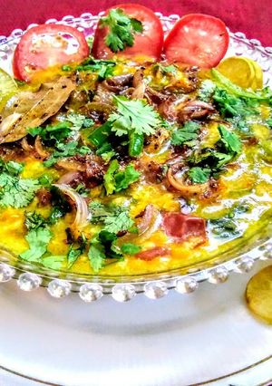 A picture of Palak chana dal.