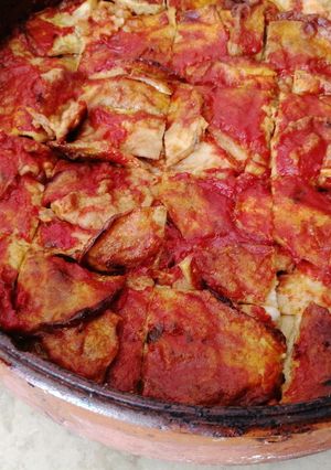 A picture of Barese-Style Eggplant Parmigiana.