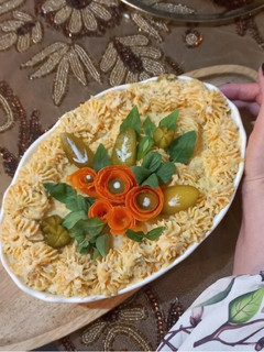 عکسی از دستور سالاد الویه