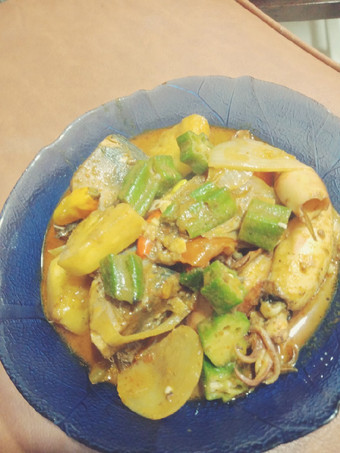 Resep Kari Asam pedas Cumi dan Ikan tongkol, Bikin Ngiler