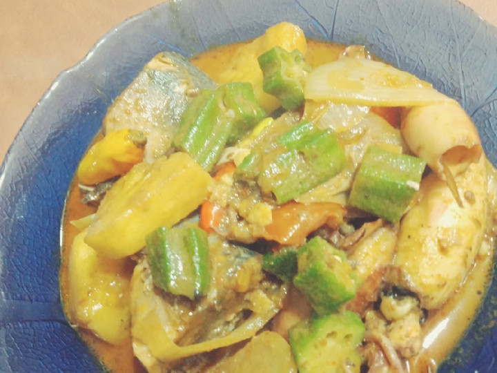 Resep Kari Asam pedas Cumi dan Ikan tongkol, Bikin Ngiler