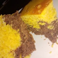 A picture of Pineapple chocolate cake.