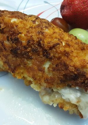 A picture of Chicken Cordon Bleu.