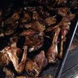 Roast kienyeji chicken