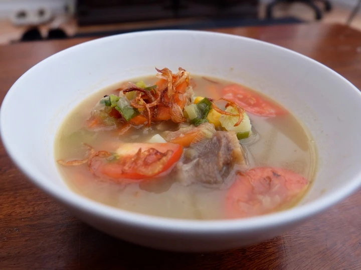 Cara Mudah Menyiapkan Resep Sop buntut / oxtail soup yang Enak Banget
