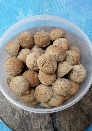 รูปของ คุกกี้ไทยมะพร้าวงาดำ 2🥥🍪
