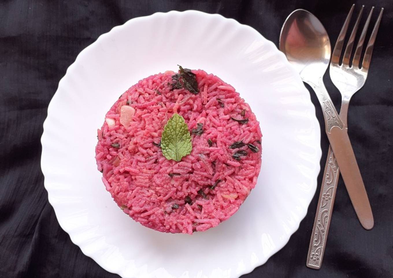 Recipe of Perfect Beet root - Mint Rice