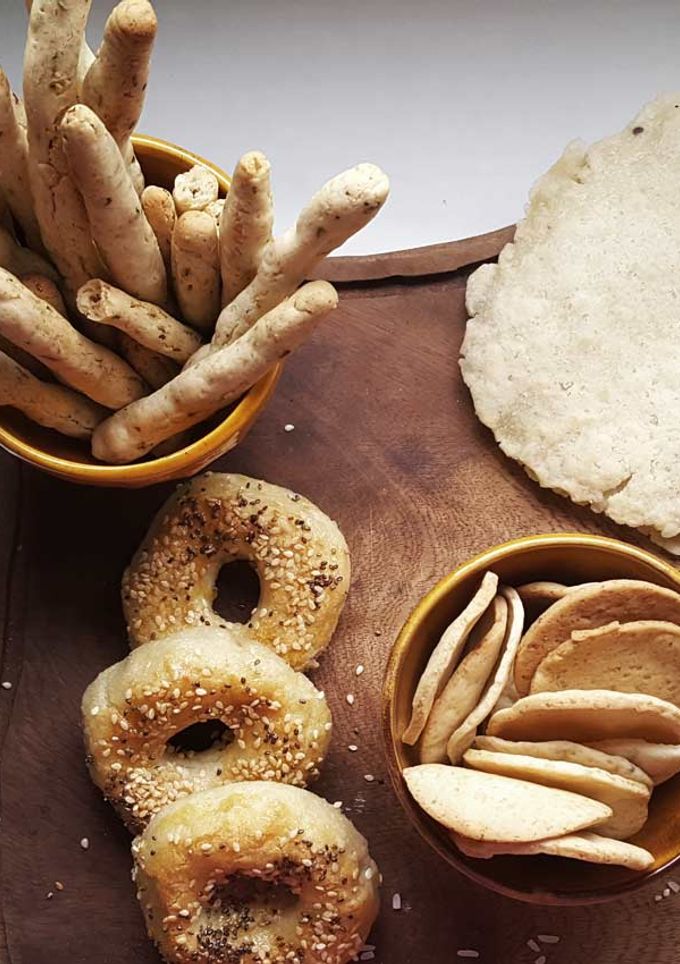 Una foto de Masa básica con arroz cocido (SIN GLUTEN) para hacer pan, crackers, rapiditas y grisines (ECONÓMICA)