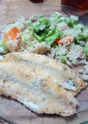 Una foto de Milanesas de Pejerrey. Muy simple y saludable