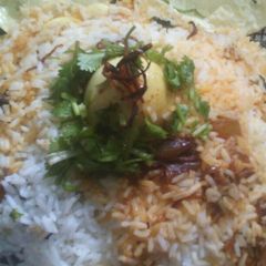 A picture of Egg Biryani.
