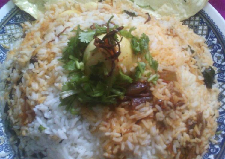 Recipe: Delicious Egg Biryani