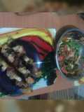 Pinchos (brochetas) de carne y pollo