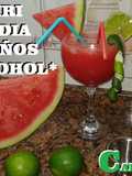 Daiquiri de sandía sin alcohol