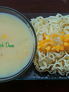 Foto resep Sup Krim Mie Jagung