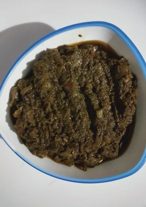 A picture of Sarso ka saag.