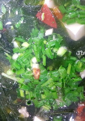 Hình của món Canh rong biển thịt băm.
