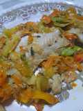 Fin de semana XL - sabroso pescado con verduras