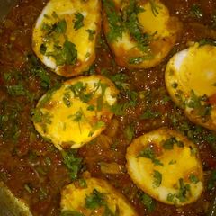 A picture of Egg masala.