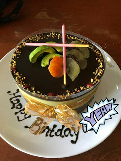 Foto resep Coffee avocado mousse cake