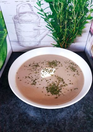 Une photo de Velouté onctueux aux champignons 🍄