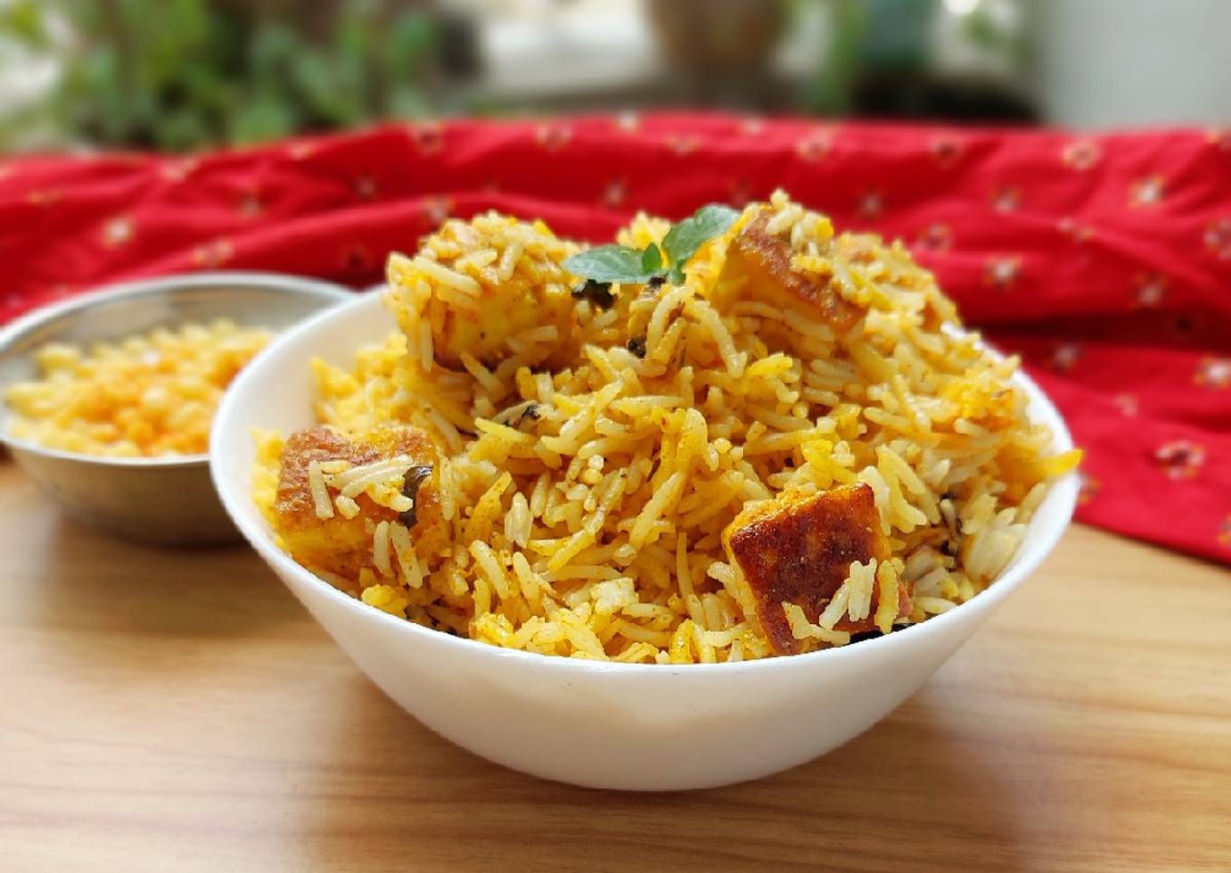 Paneer biryani