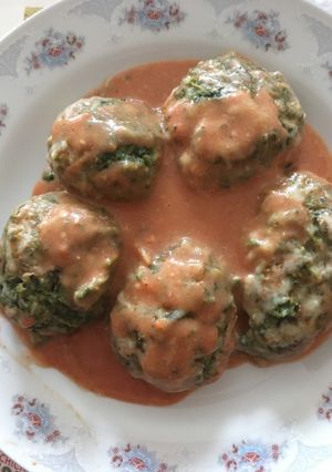 Una foto de Malfatti de espinaca