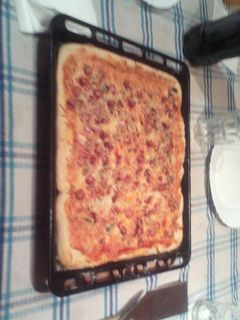 Una foto de Pizza casera