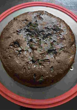 A picture of Chocolate banana cake.