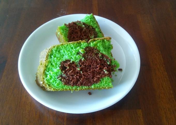 Resep Bolu Pandan Coklat Mudah Bikinnya Lembut Hasilnya Oleh Bunda