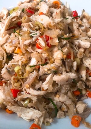Foto resep Ayam suir sambal matah