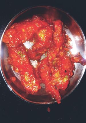 A picture of Fried Chilli Chicken.