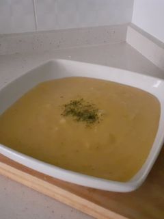 Una foto de Crema de calabaza y jengibre