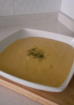 Una foto de Crema de calabaza y jengibre