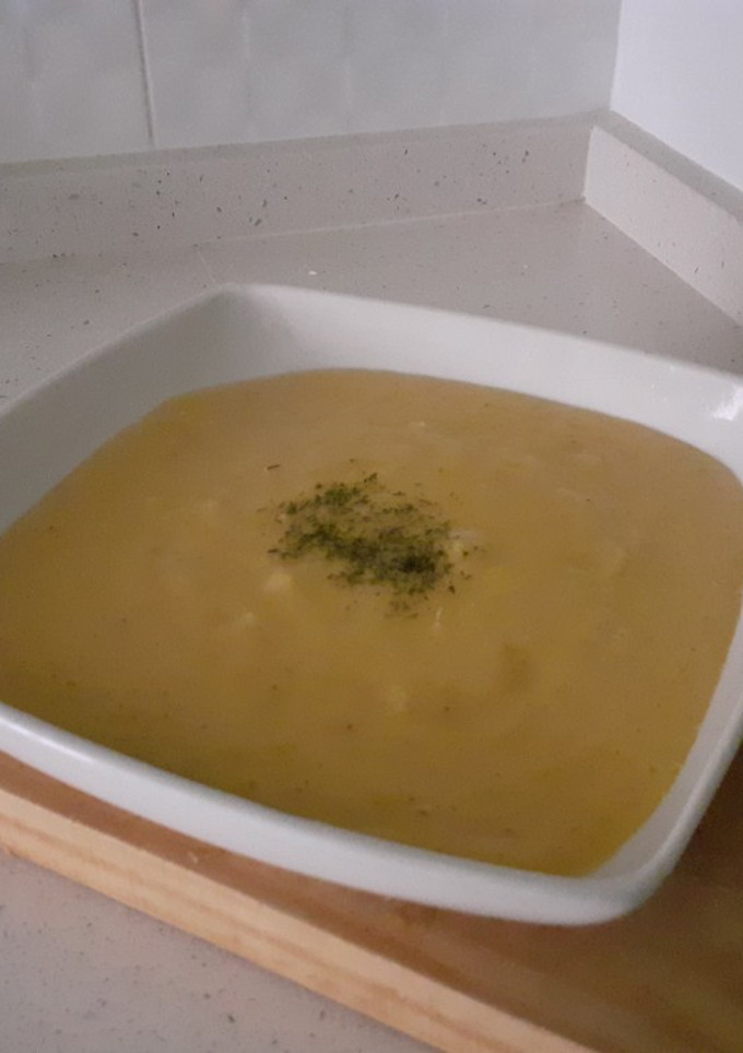 Una foto de Crema de calabaza y jengibre