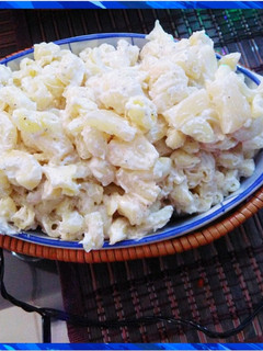 A picture of Hawaiian Mac salad .