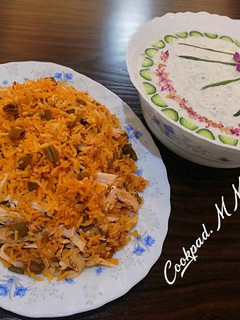 عکسی از دستور لوبیاپلو با مرغ