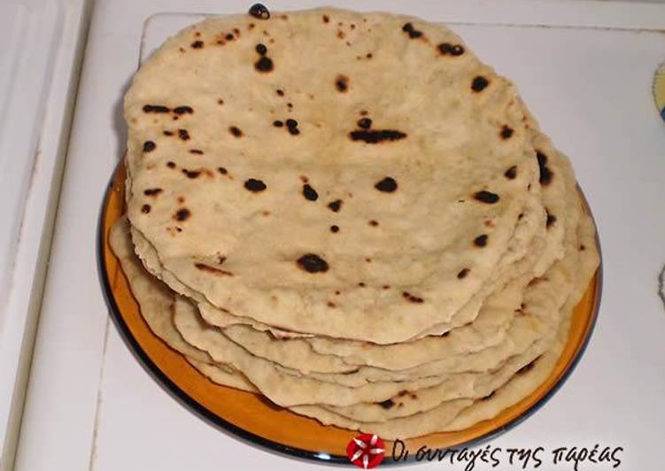 Recipe of Ultimate Souvlaki pita bread