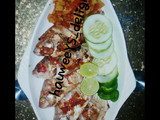 Grilled fish and sauce