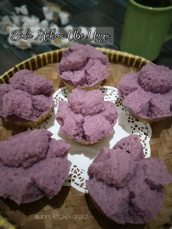 Cara Mudah Menyiapkan Resep 386.Bolu Mekar Ubi Ungu yang Menggugah Selera Anti Ribet, Mantap Sekali