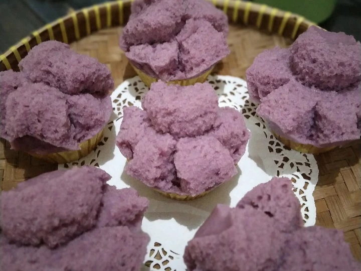 Cara Mudah Menyiapkan Resep 386.Bolu Mekar Ubi Ungu yang Menggugah Selera Anti Ribet, Mantap Sekali