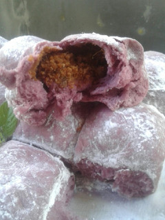 Foto resep Roti sobek ubi ungu isi abon