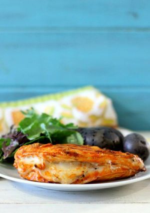 A picture of Grilled Cheesy Buffalo Chicken.