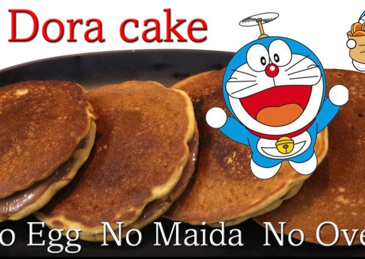 Steps to Make Favorite Pancake Dora Cake