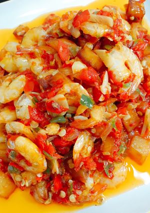 Foto resep Udang Sambal Kentang